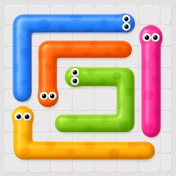 Ikon Peck Snack: Worm Arrow Puzzle